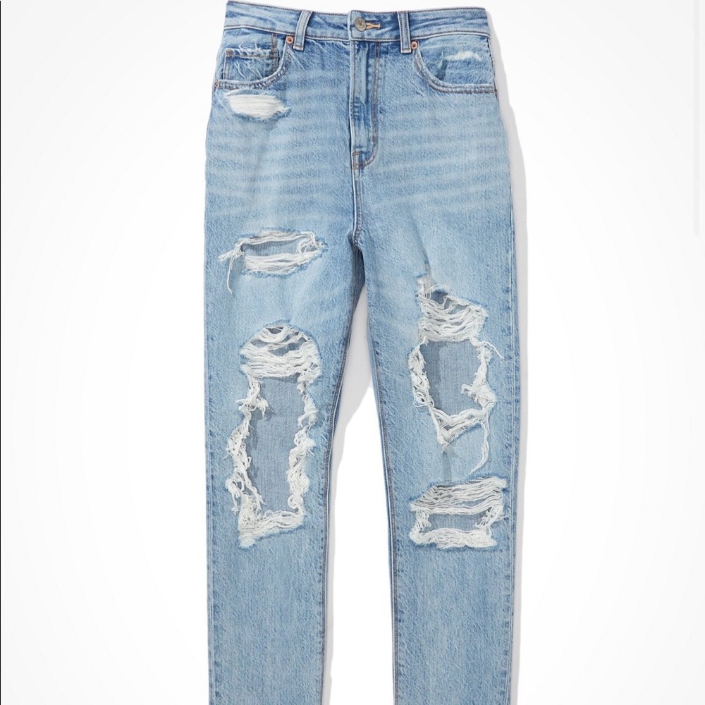 Ripped Mom Jeans